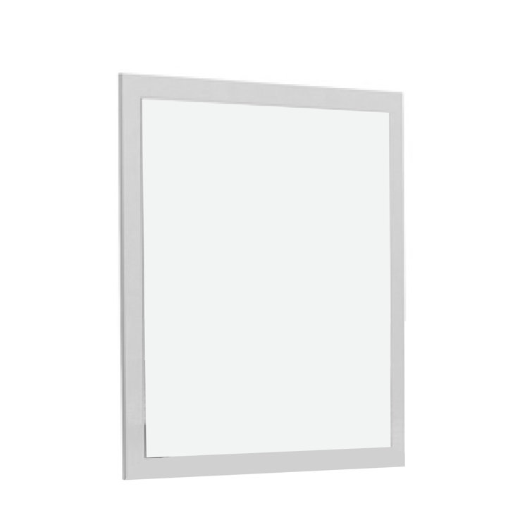 Benjara Rectangle Leather Dresser Mirror Wayfair